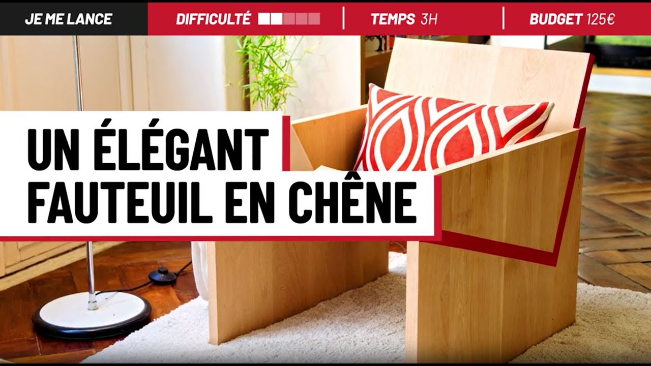 Comment fabriquer un élégant fauteuil en chêne