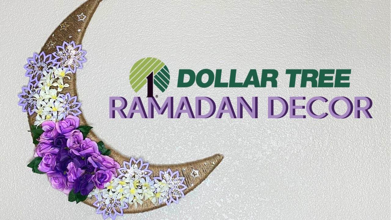 DIY RAMADAN DECOR USING DOLLAR TREE ITEMS | MOON WREATH | ADVENT CALENDAR | WALL LANTERN