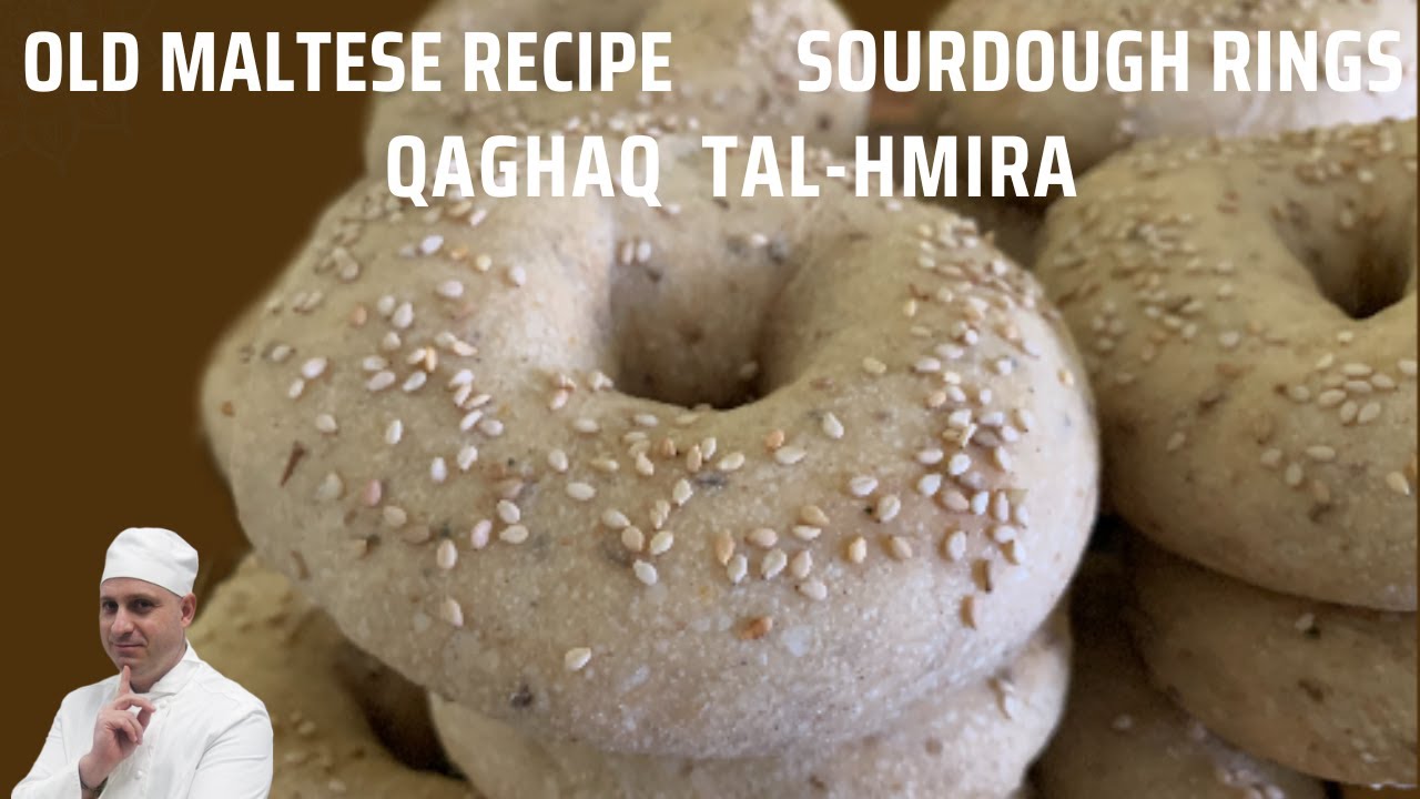 Qagħaq bil-Hmira Naturali Recipe | Traditional Maltese Bread Rings