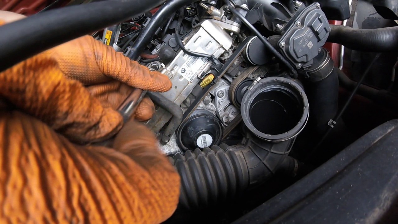 How to remove EGR COOLER BMW F20 N47 / Как снять   EGR COOLER BMW F20 N47