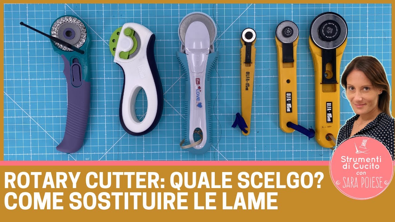 Rotary Cutter: quale scelgo | Come sostiruire le lame | in sartoria con Sara Poiese
