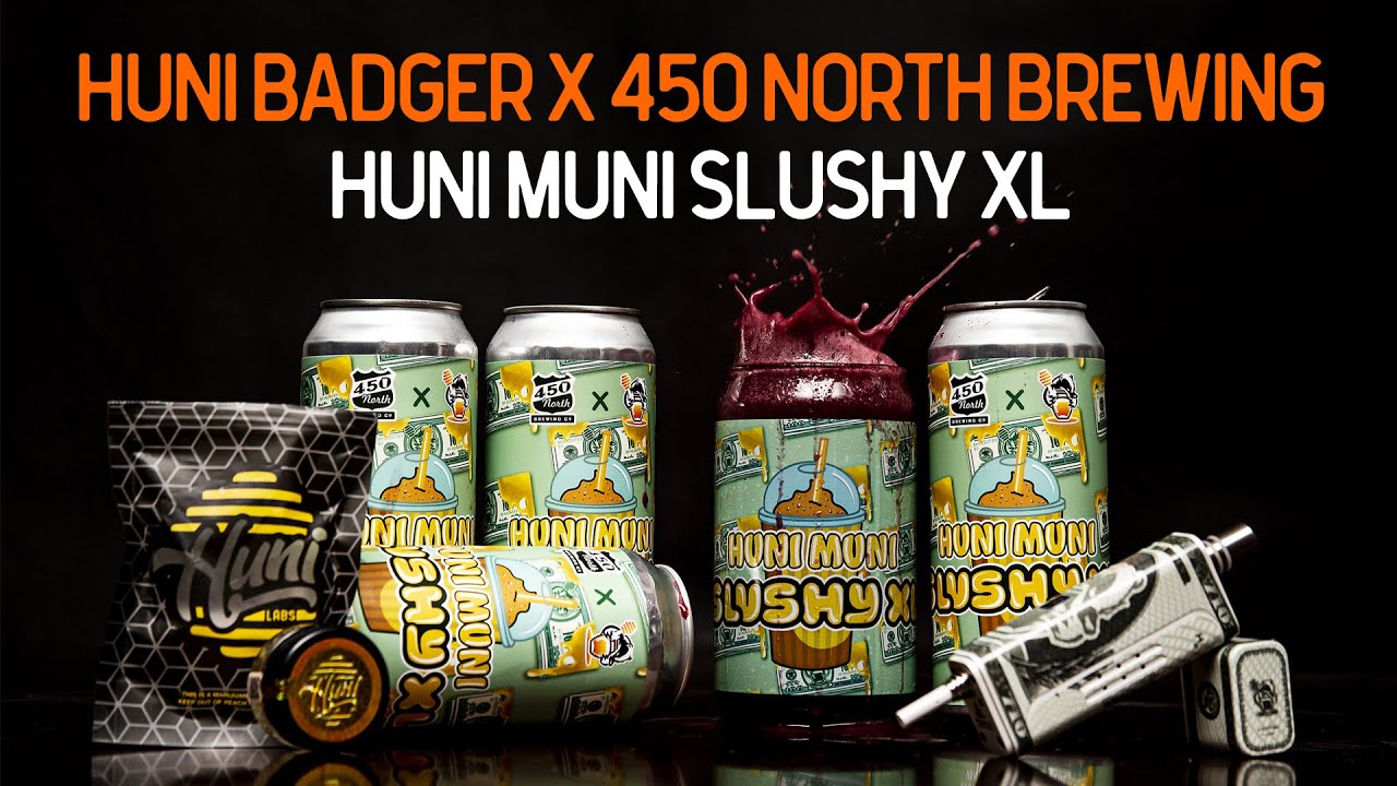 Huni Badger x 450 North Brewing Collaboration Huni Muni