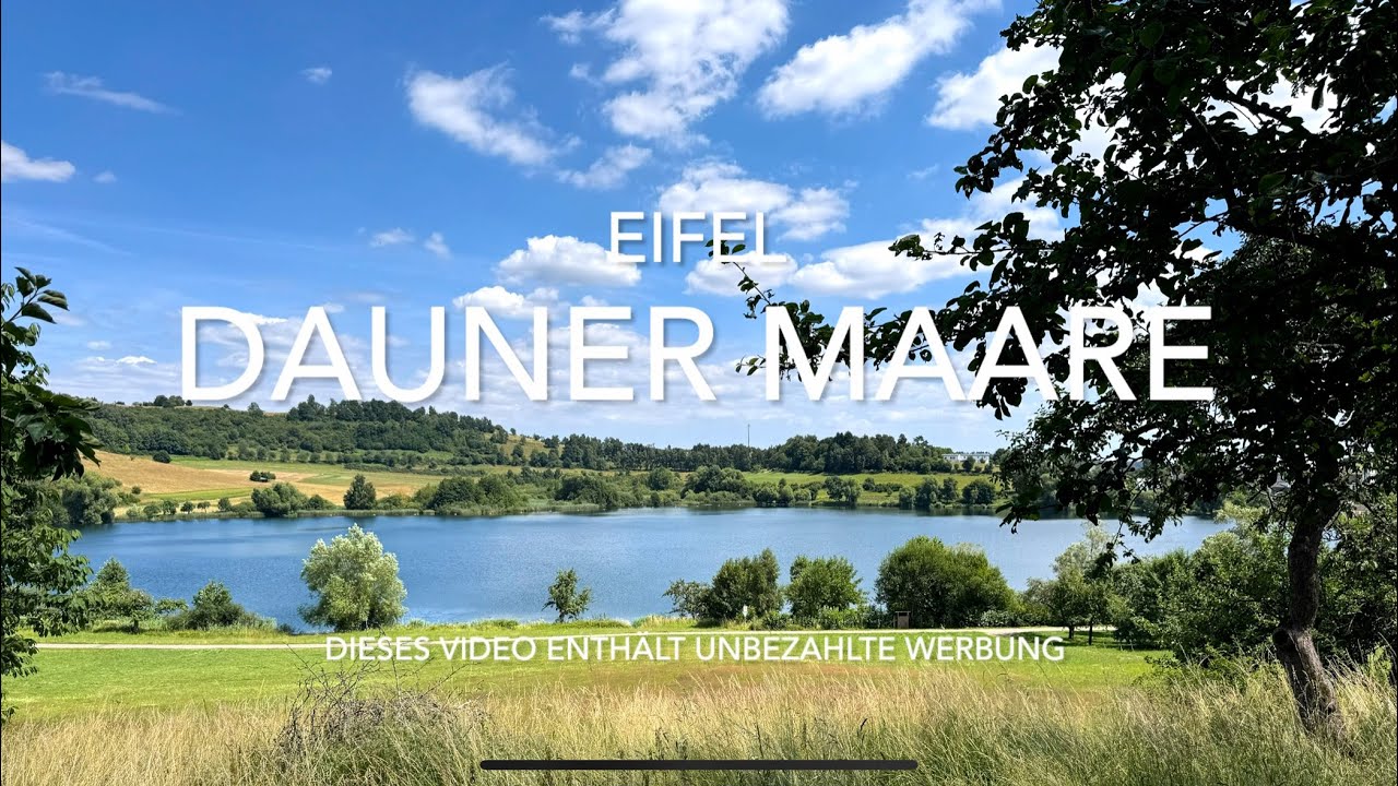 Eifel - Dauner Maare (Gem&uuml;ndener, Weinfelder und Schalkenmehrener Maar)