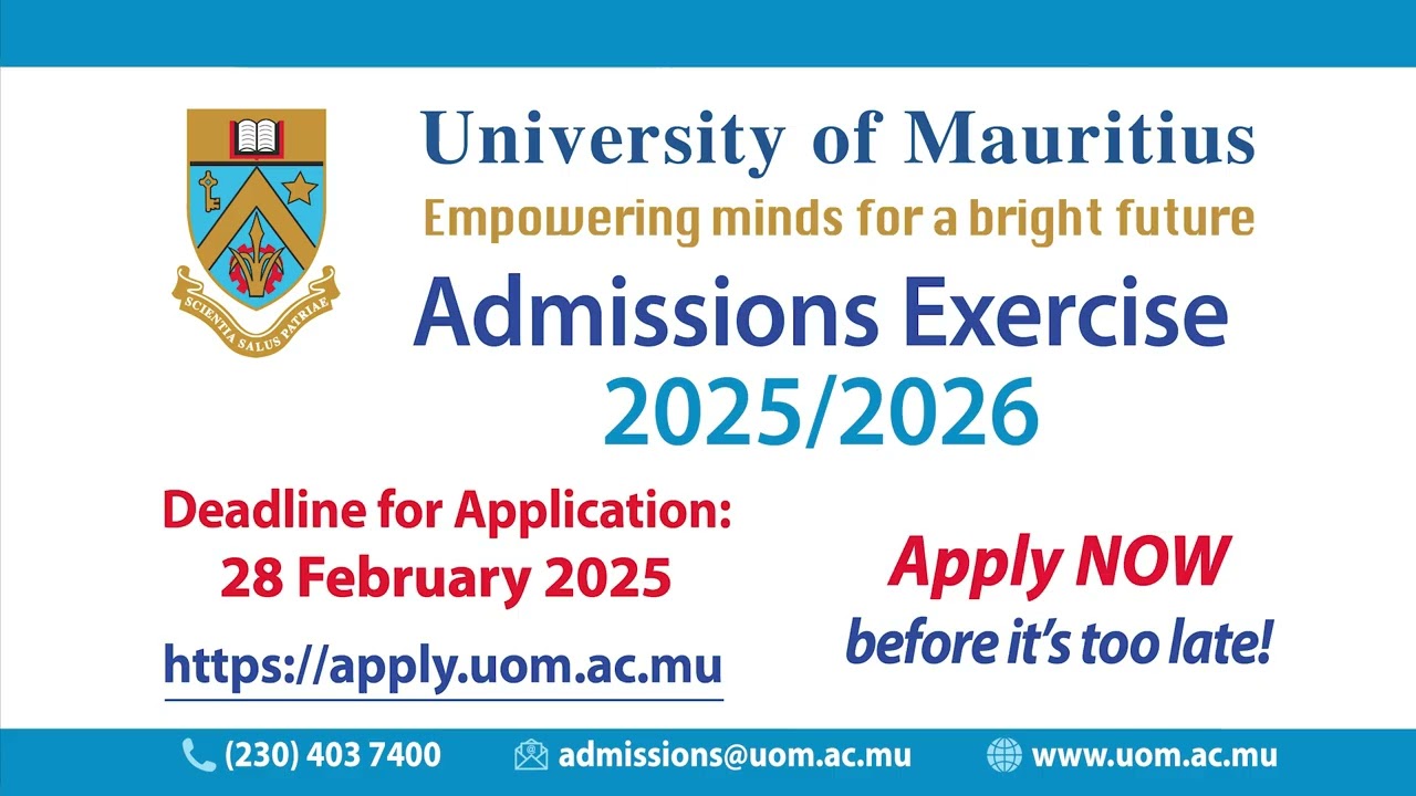 Admission 2025   Mauritian