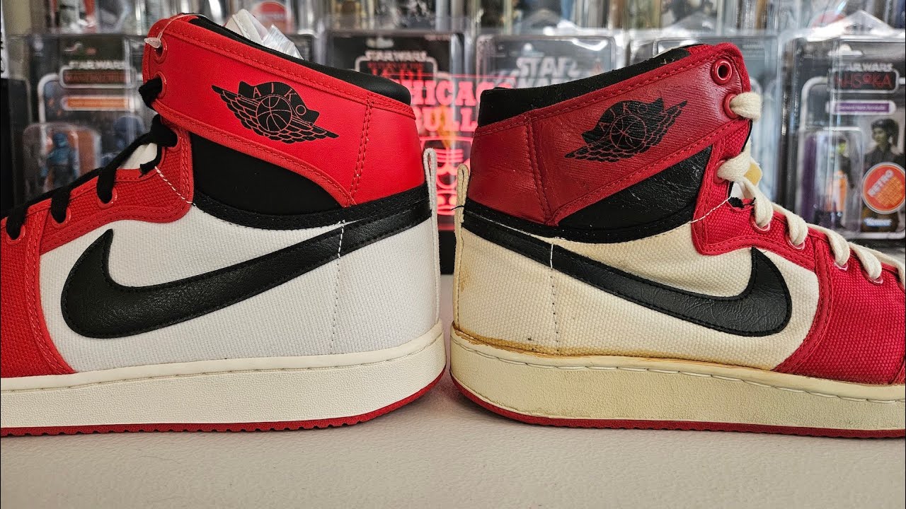 Nike AJKO Chicago OG/retro comparison