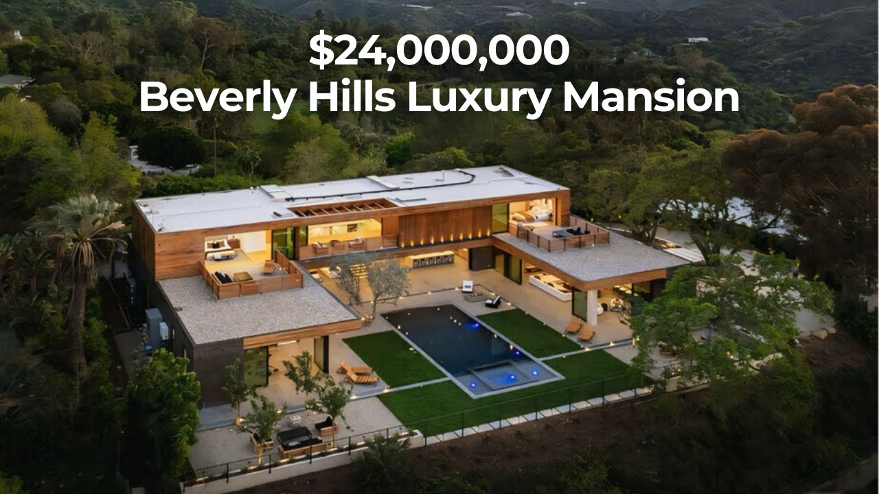 Inside a SERENE $24M Beverly Hills Luxury Home by Genius Architect Noah Walker | Home Tour
