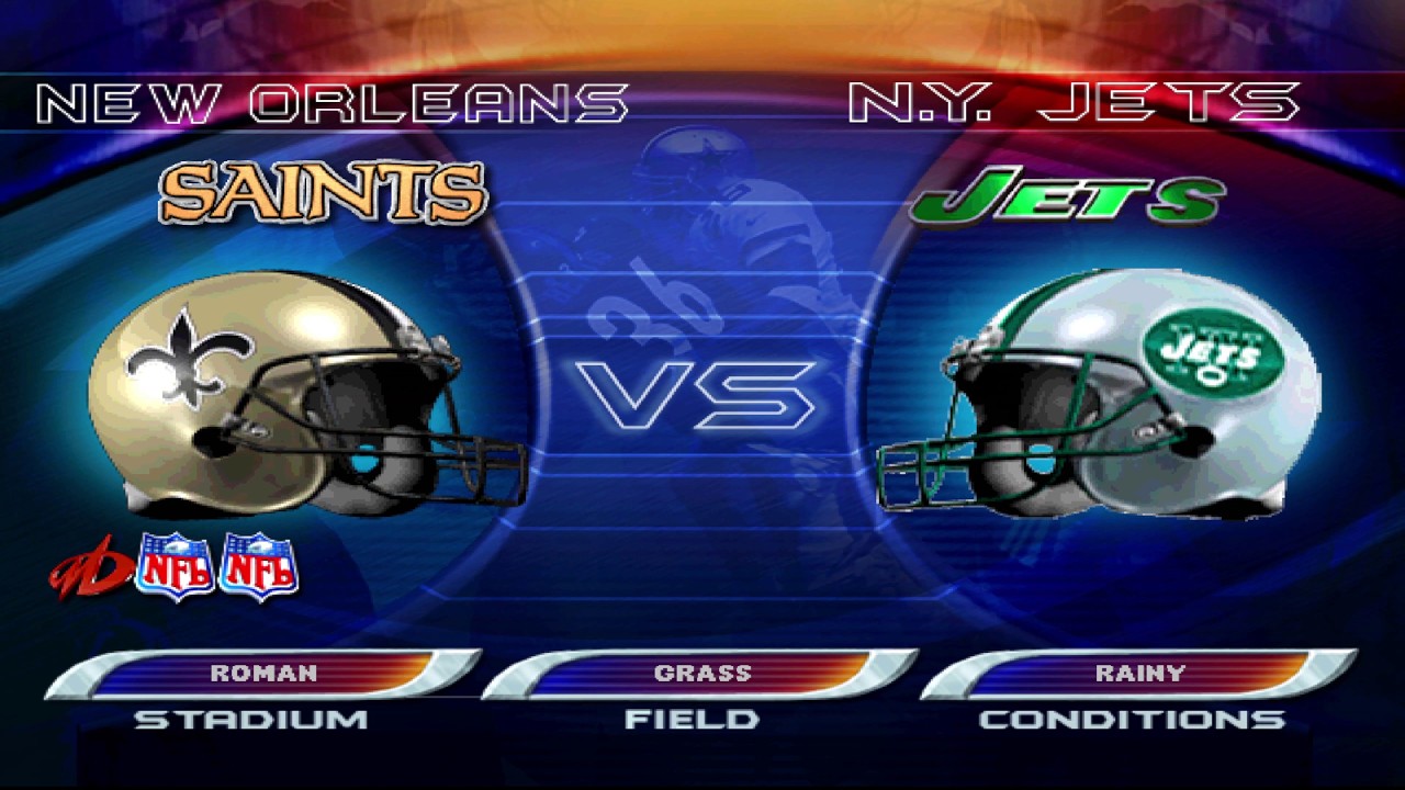 NFL BLITZ 2K1 [DC] SAINTS VS JETS | 4K 60FPS Ultra High Graphics