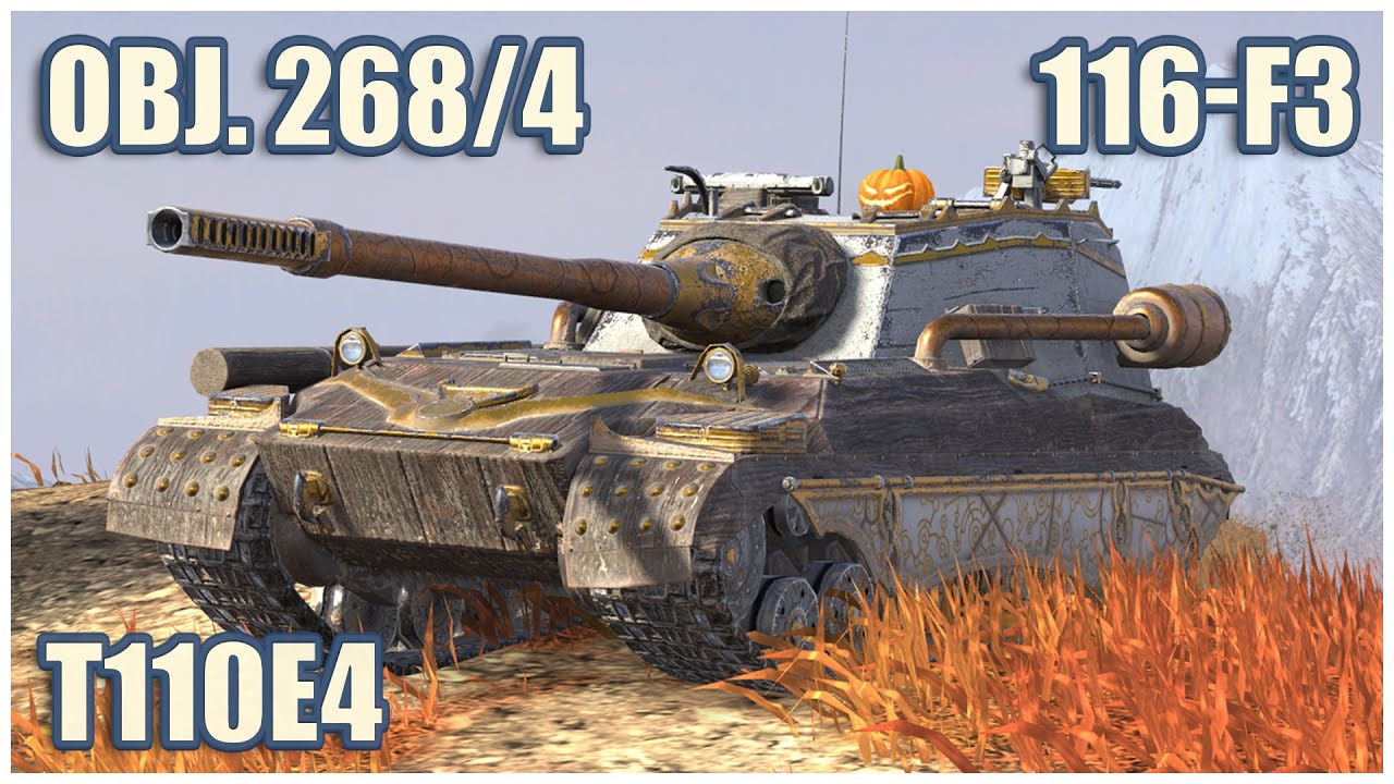 Object 268/4, 116-F3 & T110E4 &bull; WoT Blitz Gameplay
