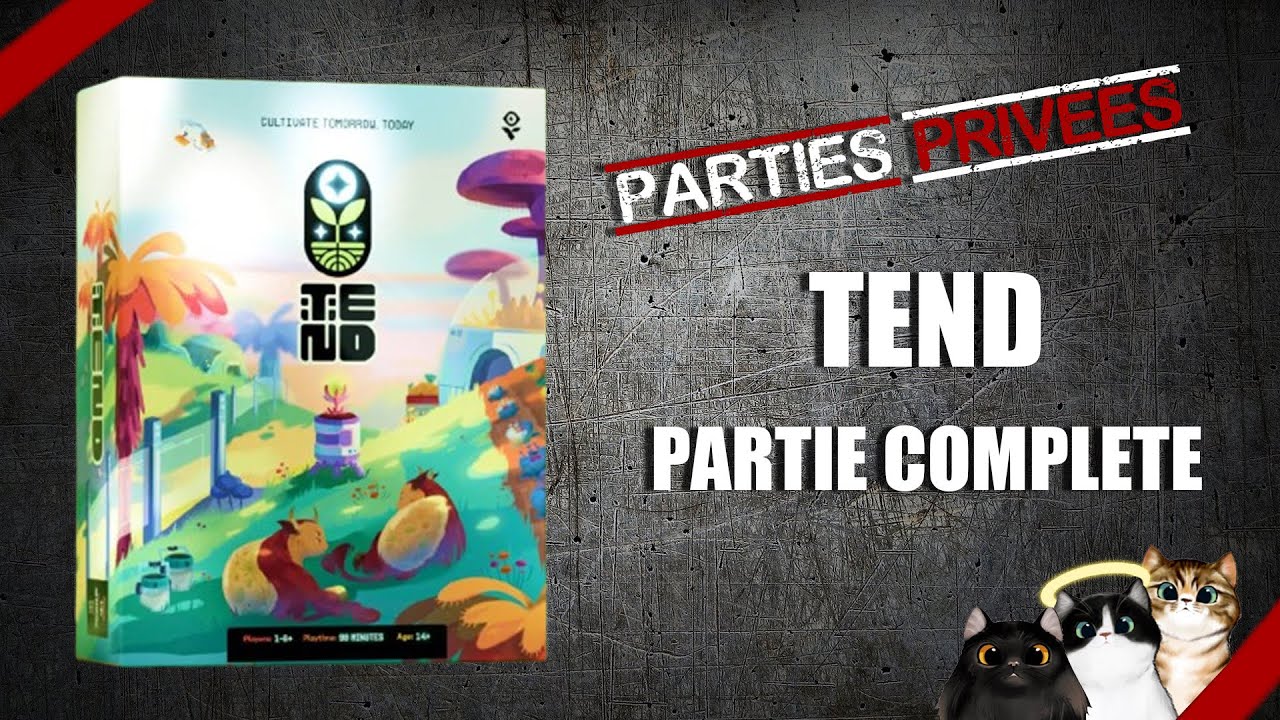 TEND : Partie complète à 2 JOUEURS | Jeu de société