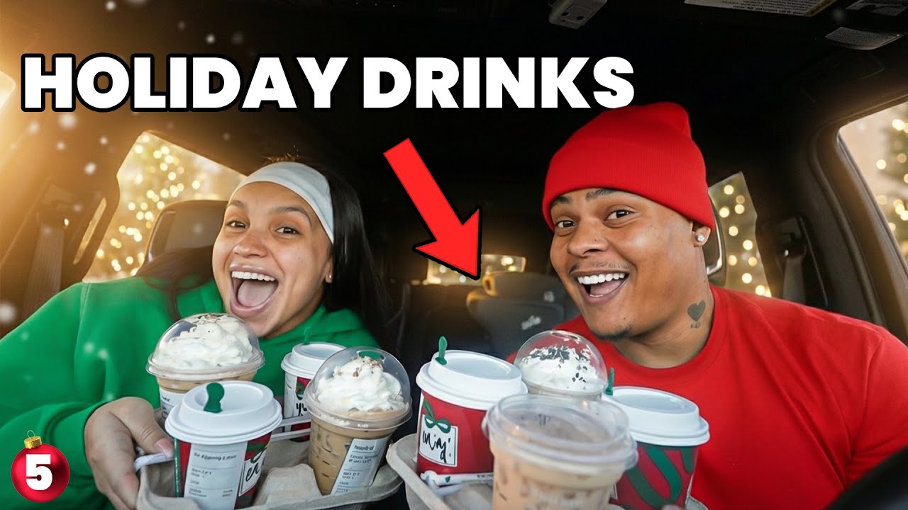 Vlogmas Day 6: Trying Christmas Holiday Drinks!