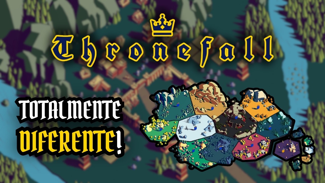 ESSE É UM DOS JOGOS DE ESTRATÉGIA MAIS DIFFERENTES QUE EU JÁ JOGUEI! | Thronefall
