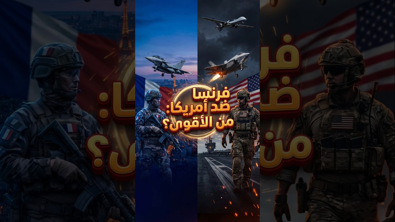فرنسا vs أمريكا ⚔️&hellip; هل يمكن لأوروبا مواجهة أقوى جيش في العالم؟ 😳