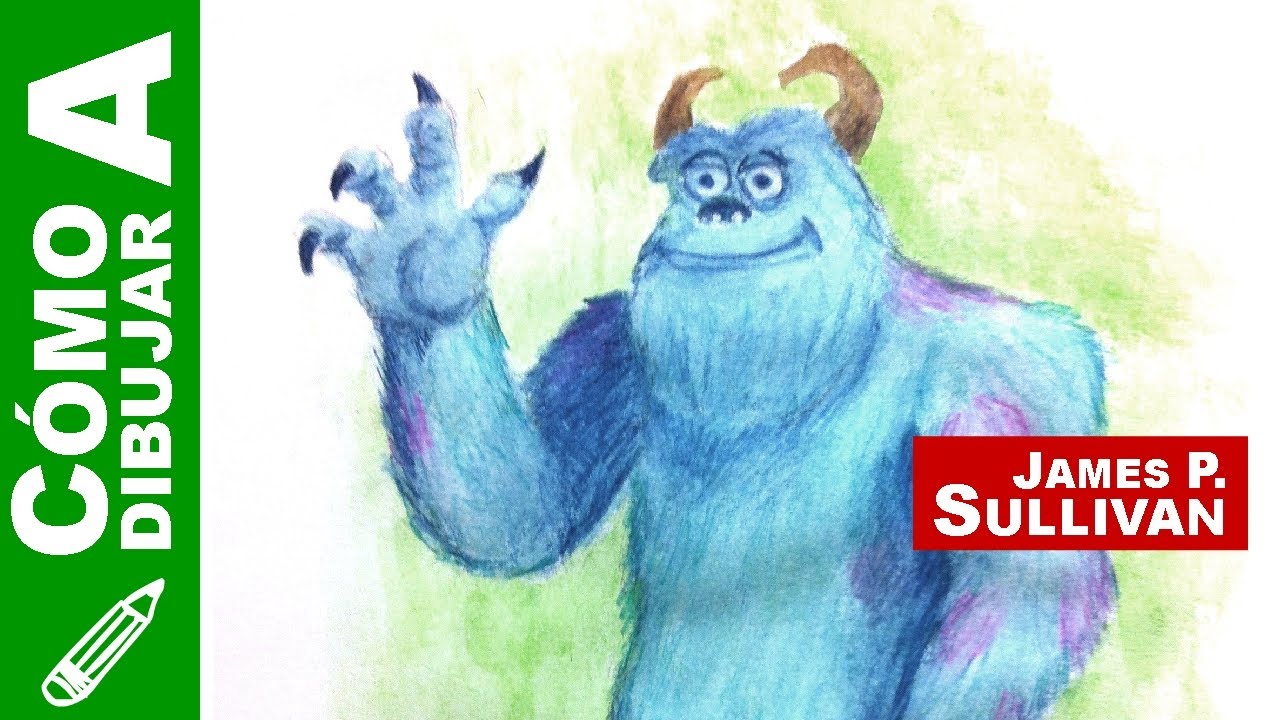 002. Cómo dibujar a Sulley - James P. Sullivan (Monsters Inc.) | Giguen