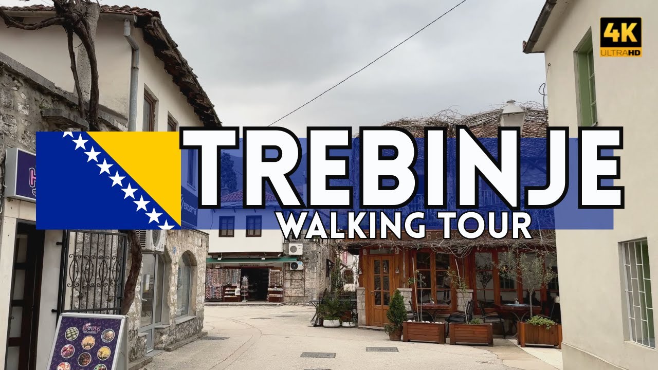 🇧🇦 Bosnia - Trebinje Walking Tour [4K Ultra HD/60fps]