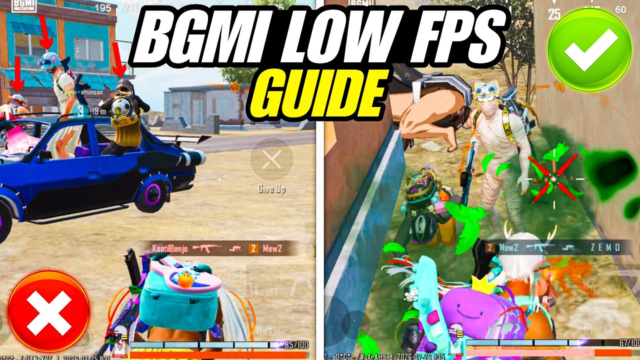 Rules Every 40-60 FPS BGMI Player MUST Follow In BGMI🔥Close Range Tips In BGMI UPDATE!