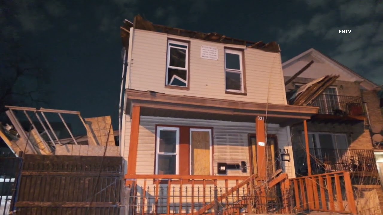 Vacant House Collapses Into Itself W. Runyon St. - Newark, NJ