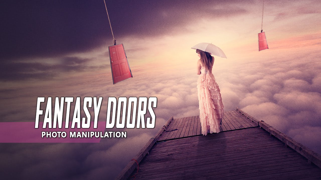 Making Fantasy Doors Photo Manipulation Scene Effect In Photoshop