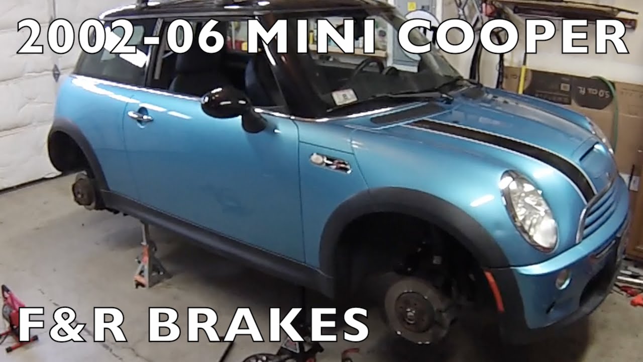MINI Cooper — замена передних и задних тормозов — поколение 1 R50 R52 R53