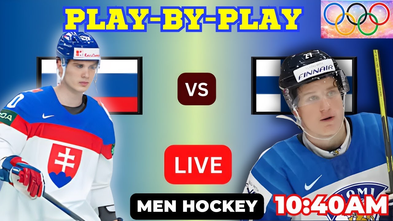 Team Slovakia vs Team Finland LIVE | Men’s Hockey – Olympics 2026