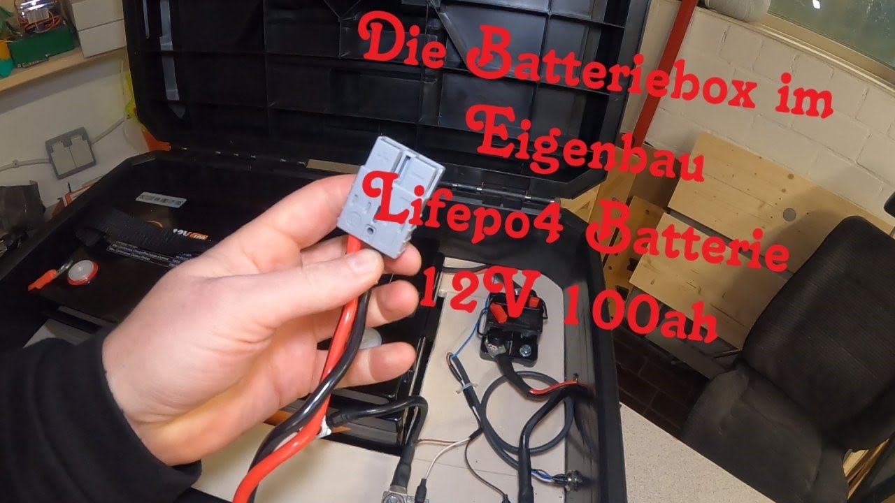 DIY Batteriebox Lifepo 4 12V 100AH; Power für den Rhino BLX 70