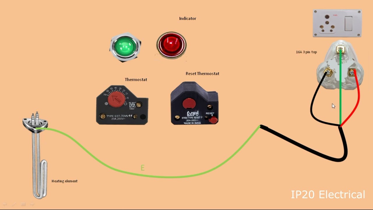 water heater connection in tamil