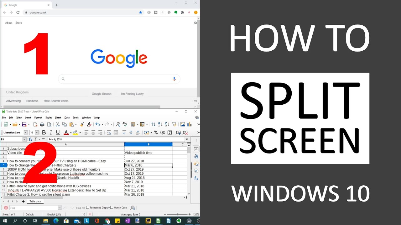Как разделить экран в Windows 10 для многозадачности (функция привязки)