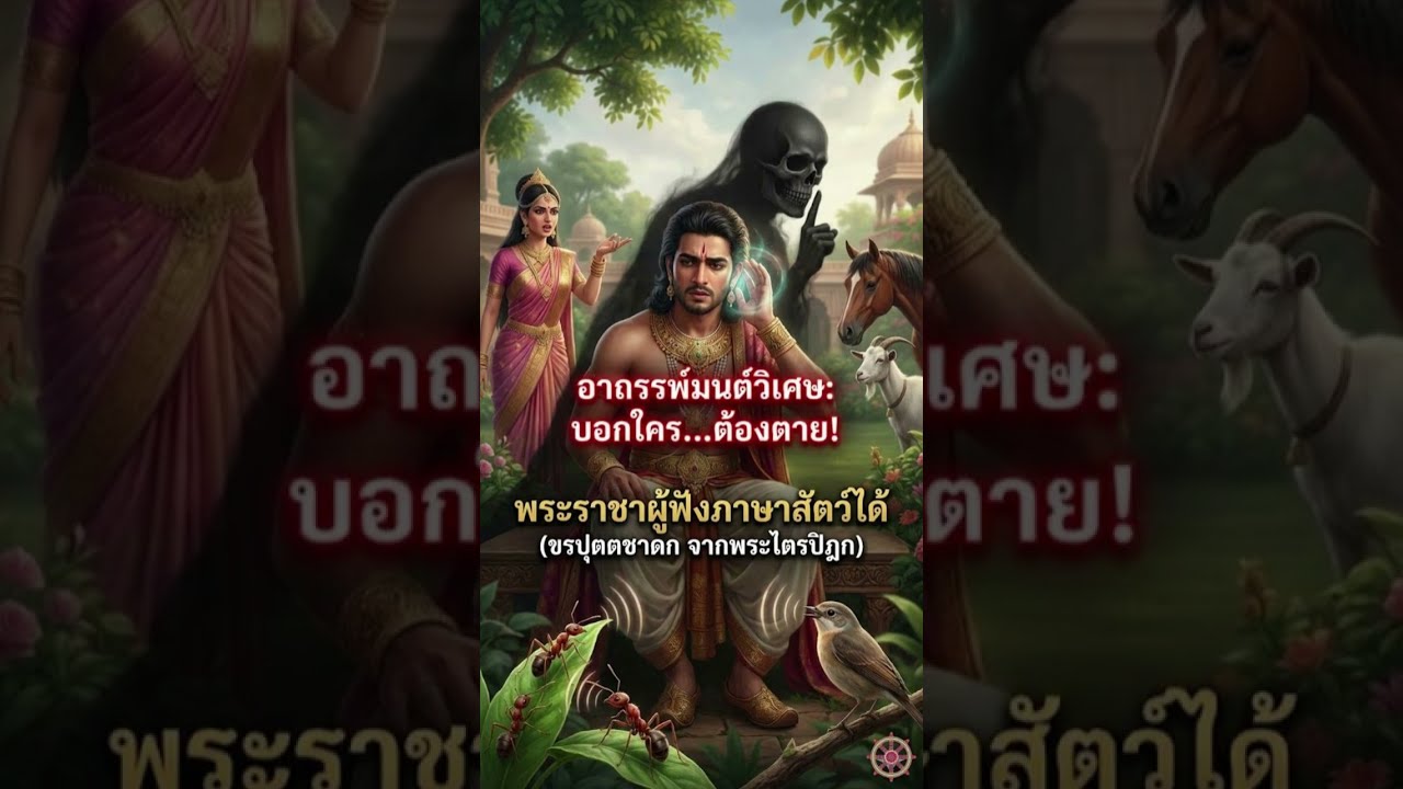 พระราชาได้มนต์วิเศษฟังภาษาสัตว์รู้เรื่อง แต่มนต์มีอาถรรพ์หากบอกใครต้องตาย