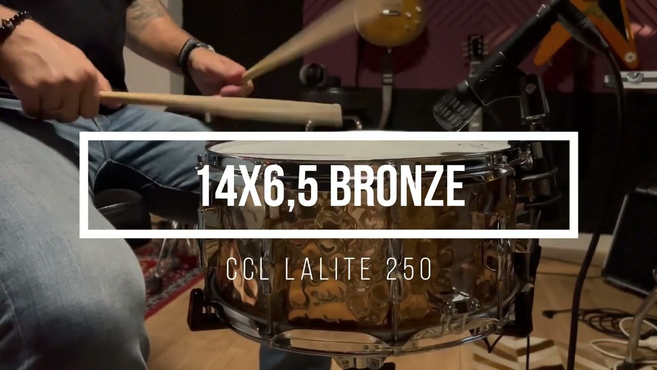 Batteries Lalite - Test Caisses-Claires Lalite By Seb Joly - version courte - Snare Test by Seb Joly