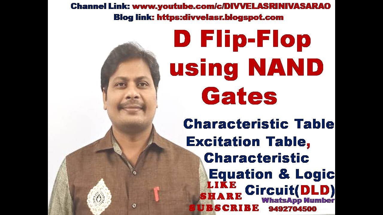 D Flip-Flop using NAND gate || D Flip-Flop || D Flip-Flop using NOR gate || DLD || STLD ||