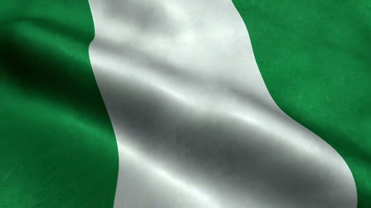[10 Hours] Nigerian Flag Waving - Waving Flags