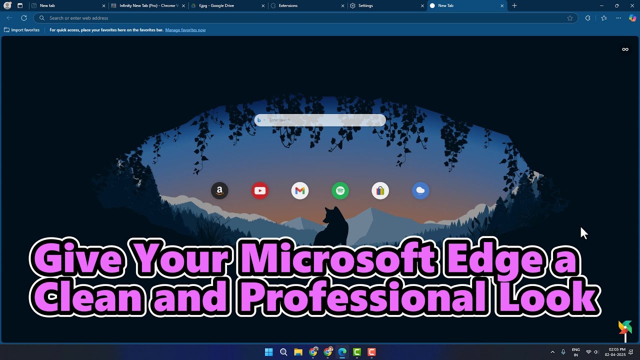 How to Give Your Microsoft Edge a Clean and Professional Look (2025)