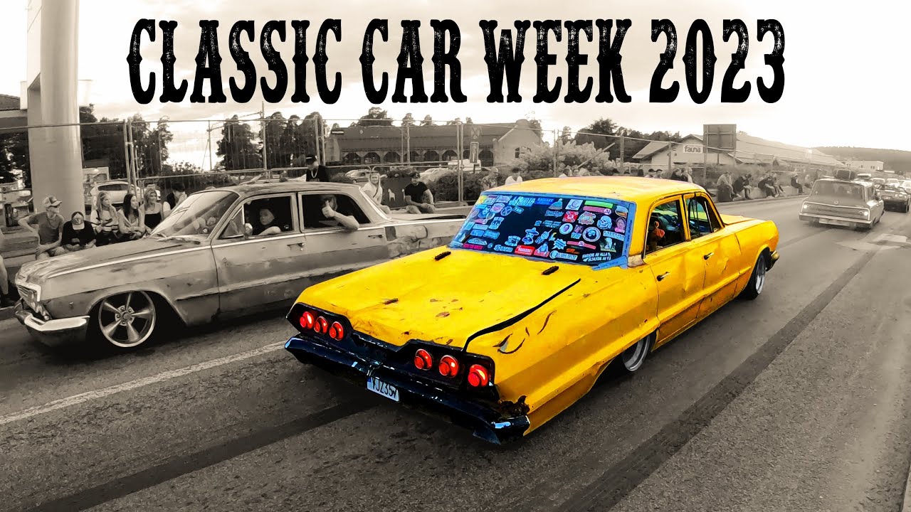 Beercars Ratrods Lowriders Pilsnerbilar Raggare - Classic Car Week 2023 Sweden (Saturday 29/7)