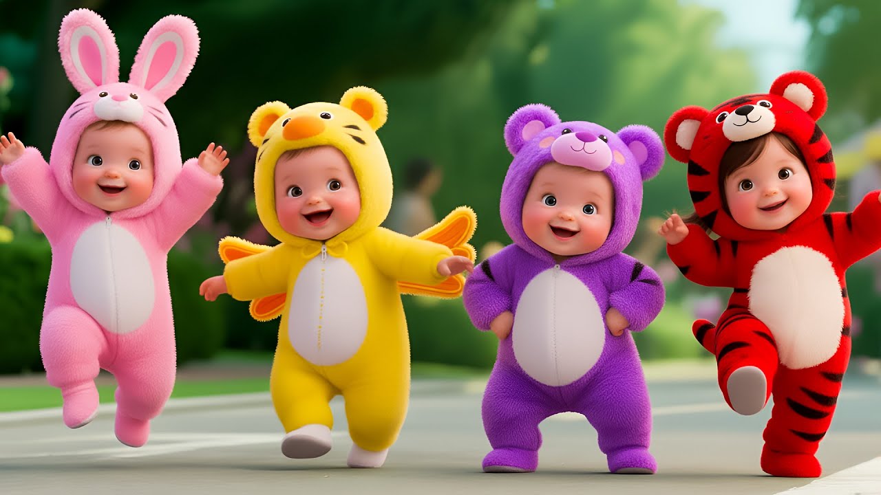 Baby Dudi Dudi Dam Dam Dance | Dodi Dodi Dum Dum Kids Dance | Funny Kitten Kids Videos | Baby Rhymes