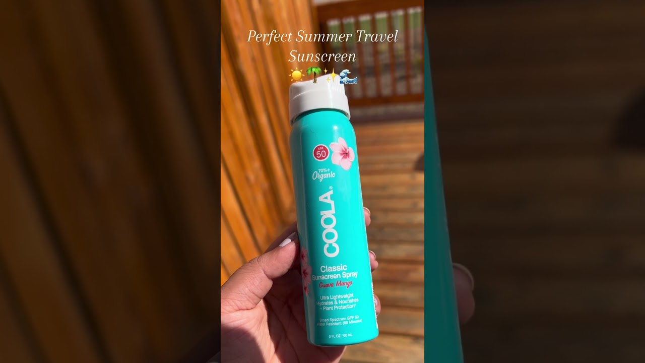 Perfect Travel Sunscreen! 🌴☀️🌊✨  
