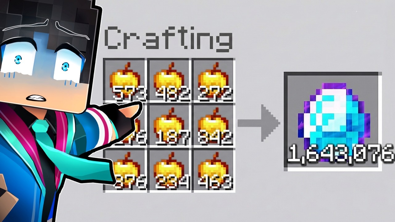 バグりすぎてクラフトアイテムが全てランダムになった世界【 マイクラ / マインクラフト 】