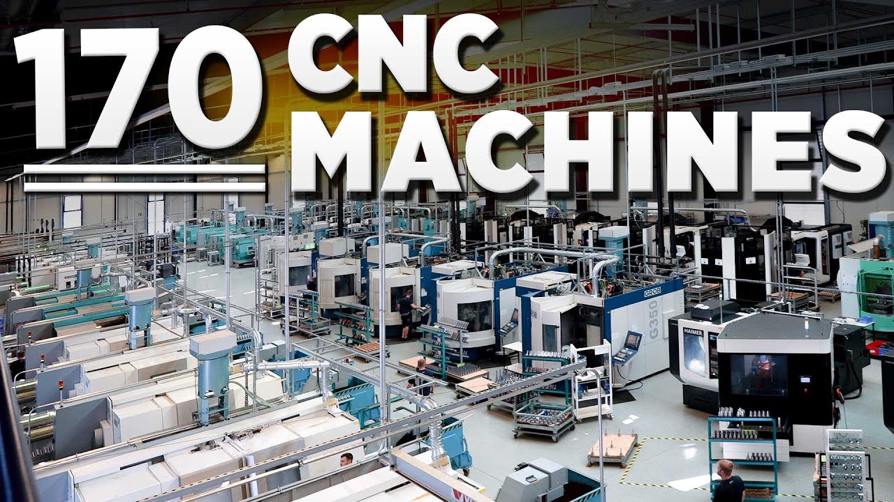 Is GERMAN Engineering Superior? Monster CNC Machine Shop Tour | HAIMER