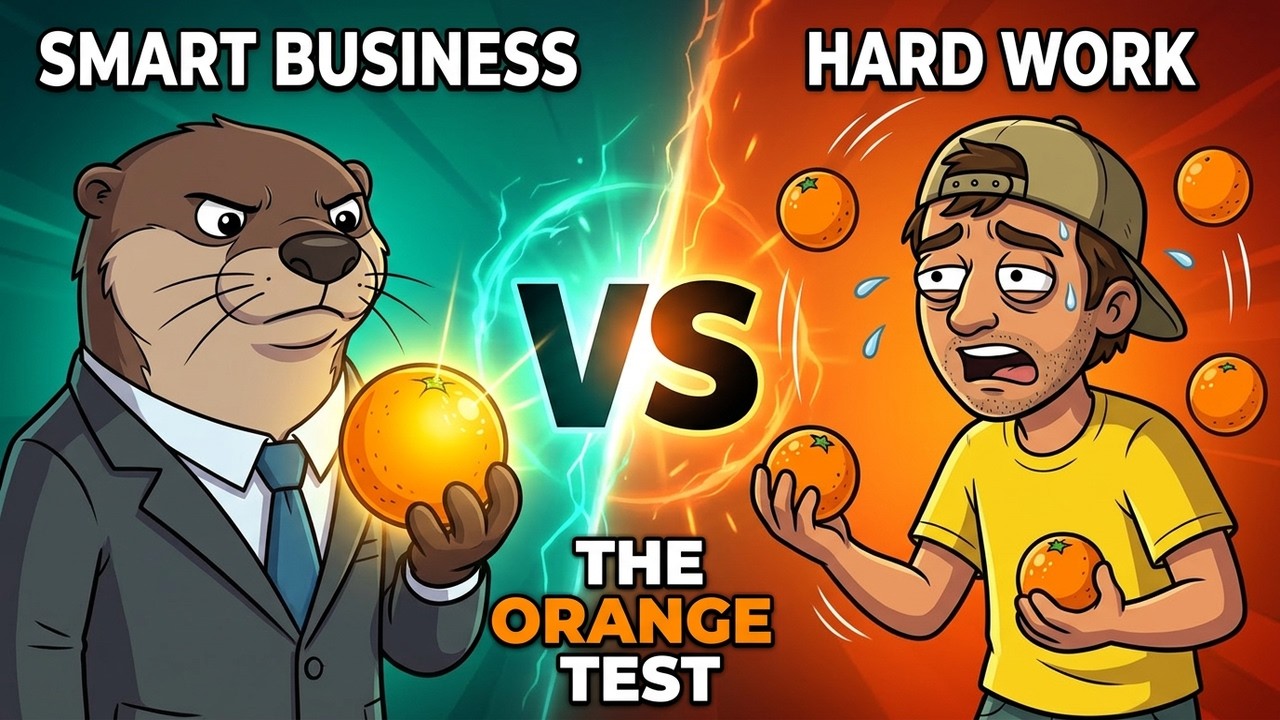 Why HARD WORK  Keeps You POOR (The Orange Test)