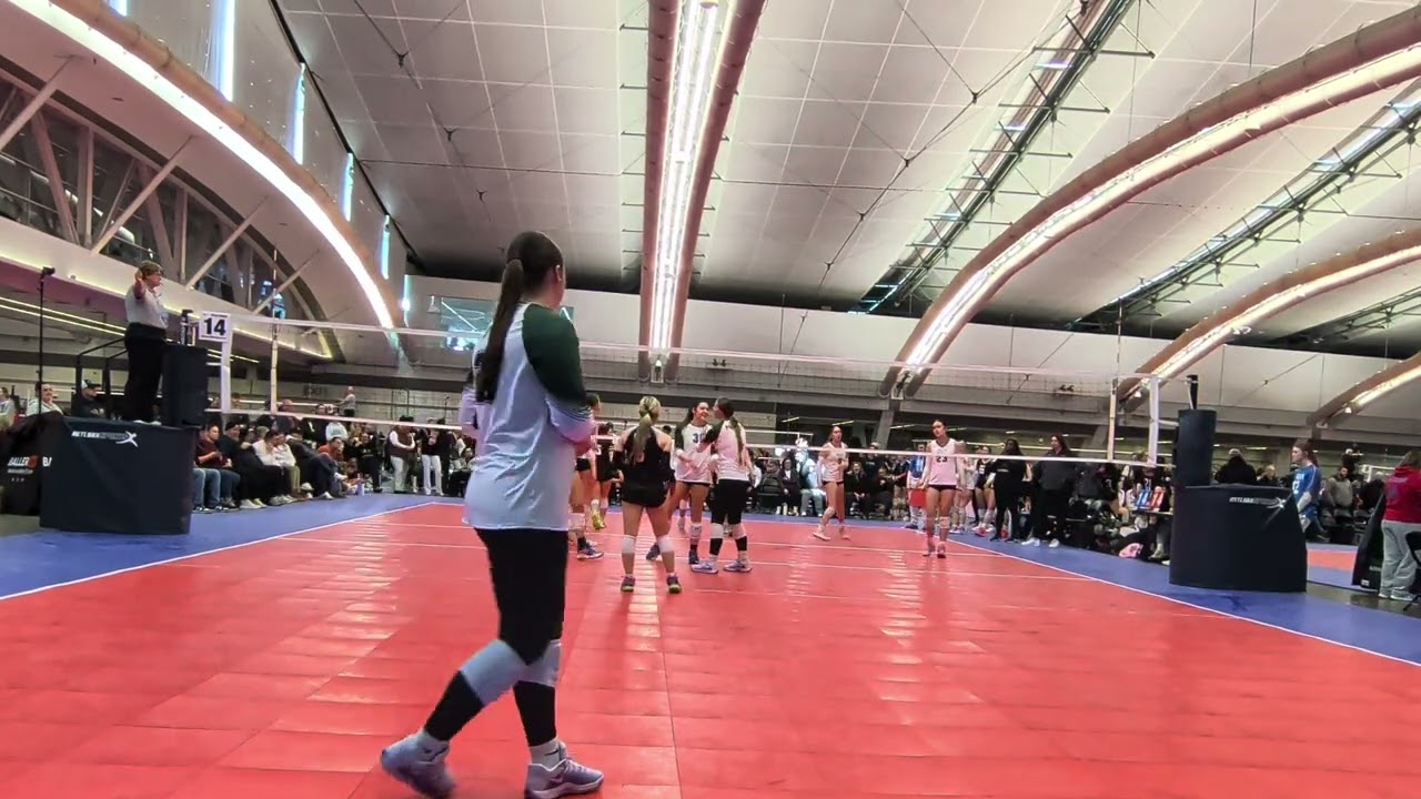 2026-02-01 Club Volleyball - Infinity 17 Green vs. Sky Elite 17 Black - Gold Championship - Set 1