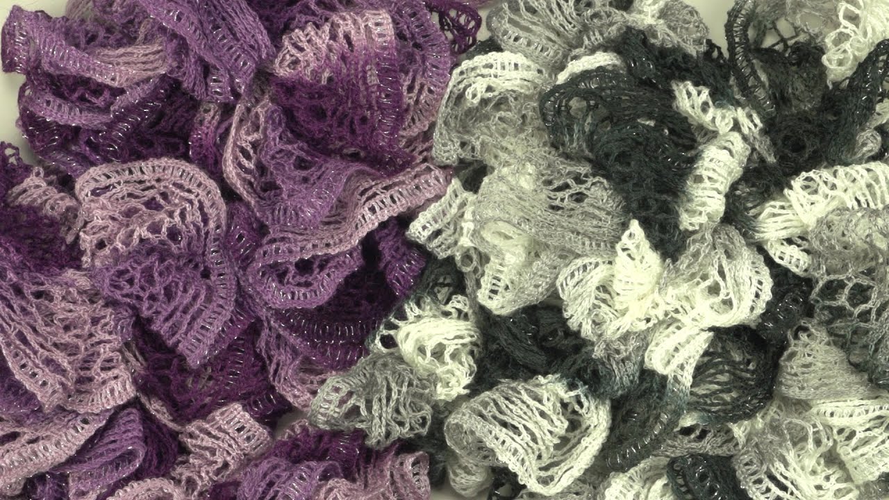 More Than One Way To Crochet A Ruffle Scarf