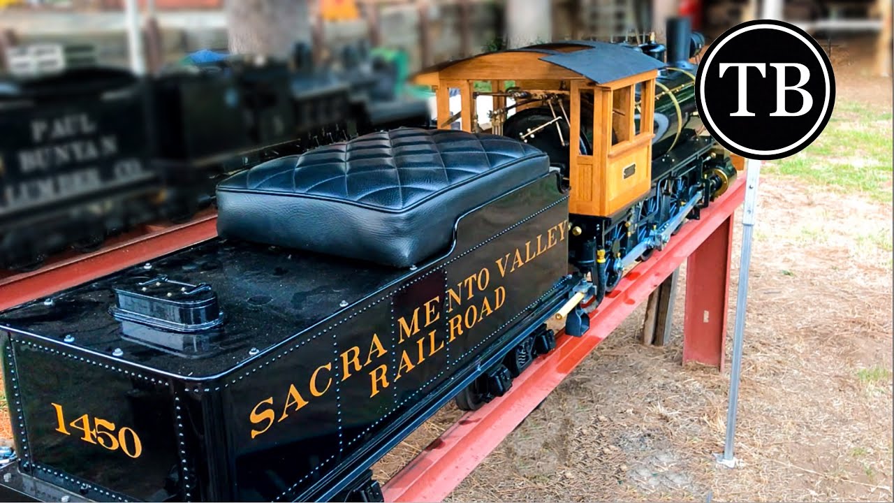 Ten Wheeler Locomotive #trains #railfanning #trainbuilder