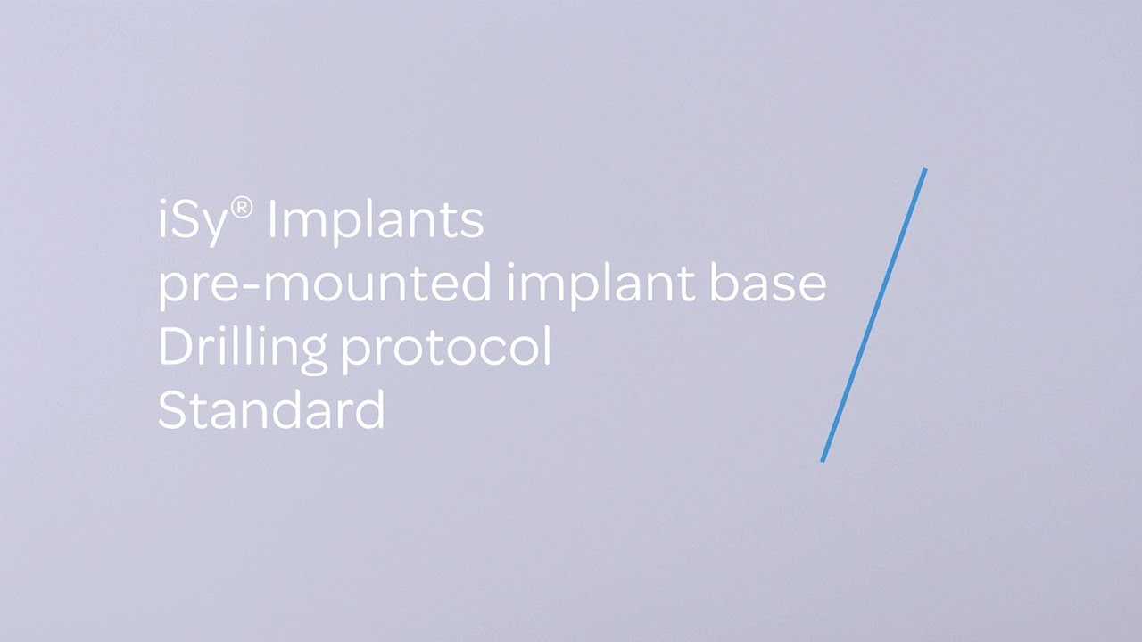 iSy® Implantat mit vormontierter Implantatbasis | Chirurgie-Protokoll (Standard)