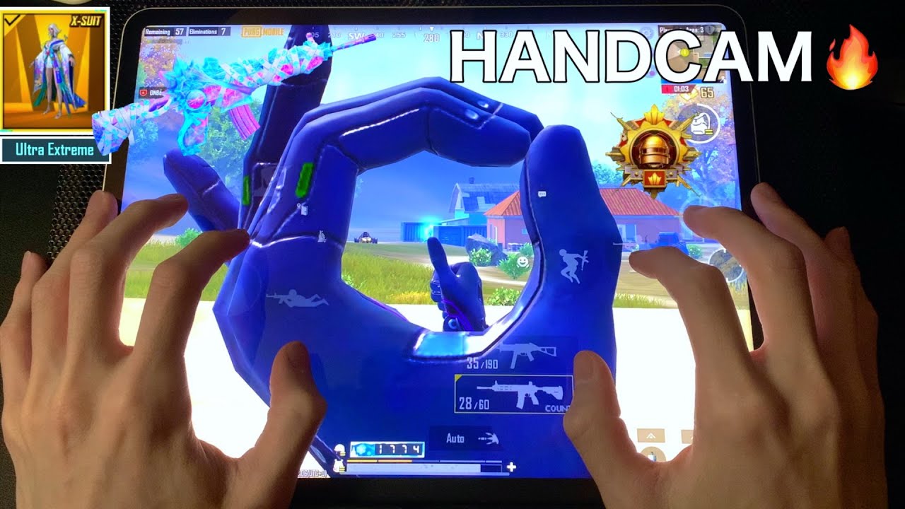 What is this ?????🔥 Best 6finger HANDCAM iPad Pro M2 chip‼️ | Solo vs Squad - PUBG MOBILE