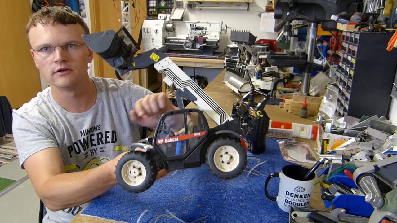 Manitou / Bobcat Teleskoplader Bruder RC Umbau DirtyWhite Folge 3