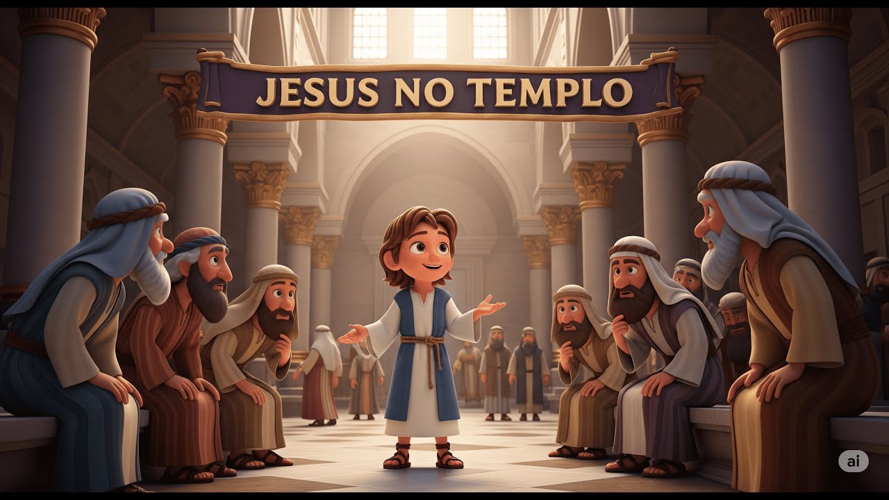 HISTORIAS BIBLICAS - JESUS NO TEMPLO AOS 12 ANOS
