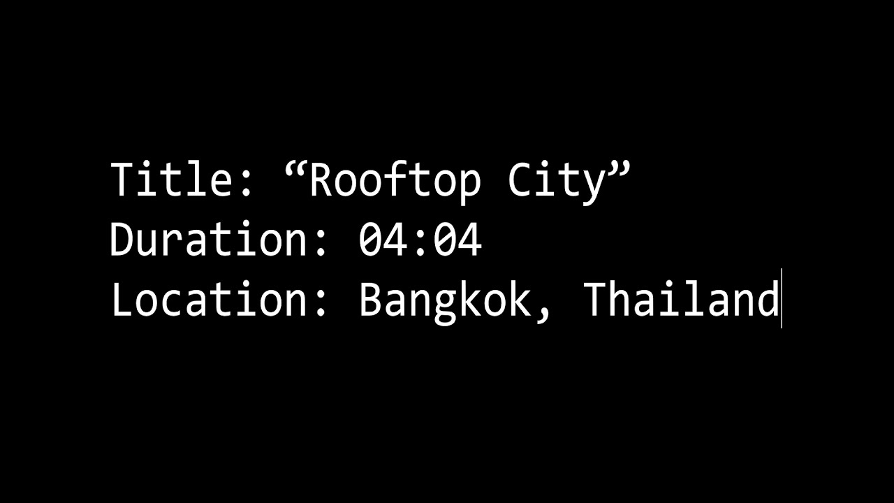 Rooftop City