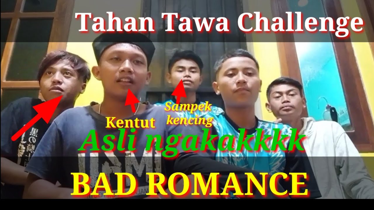 BAD ROMANCE CHALLENGE Tahan Tawa malah ngakakkk