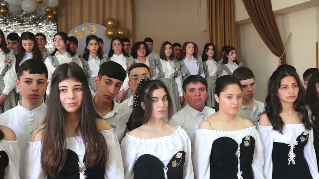 Վերջին զանգ, Последний звонок, Վանաձորի թիվ 3 հիմն. դպրոց, 2023.