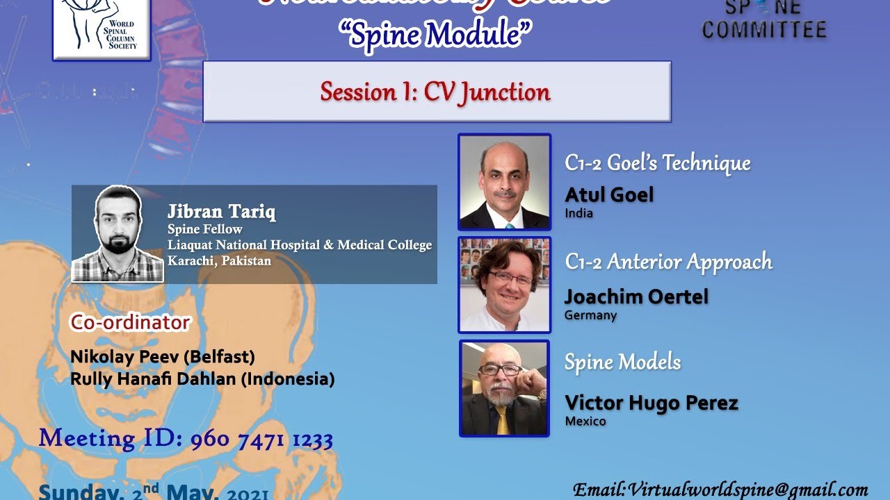 Neuroanatomy Course - Spine Module Session I