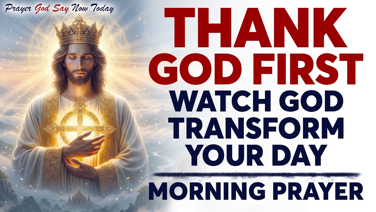 Gratitude Prayer | Start Your Day With God and Watch Him Transform Everything | Morning prayer