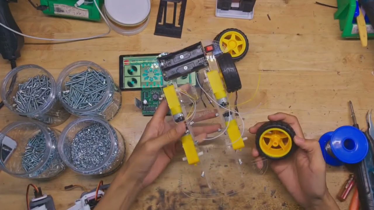 HƯỚNG DẪN LẮP XE ĐIỀU KHIỂN CÁNH TAY ROBOT